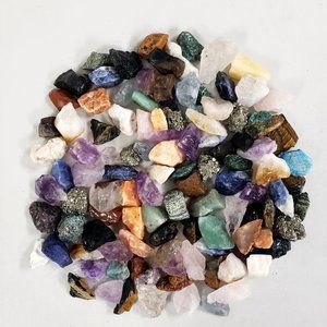 1 LB Raw Crystal Chunks Assorted & Random Mix Natural Bulk Gemstones